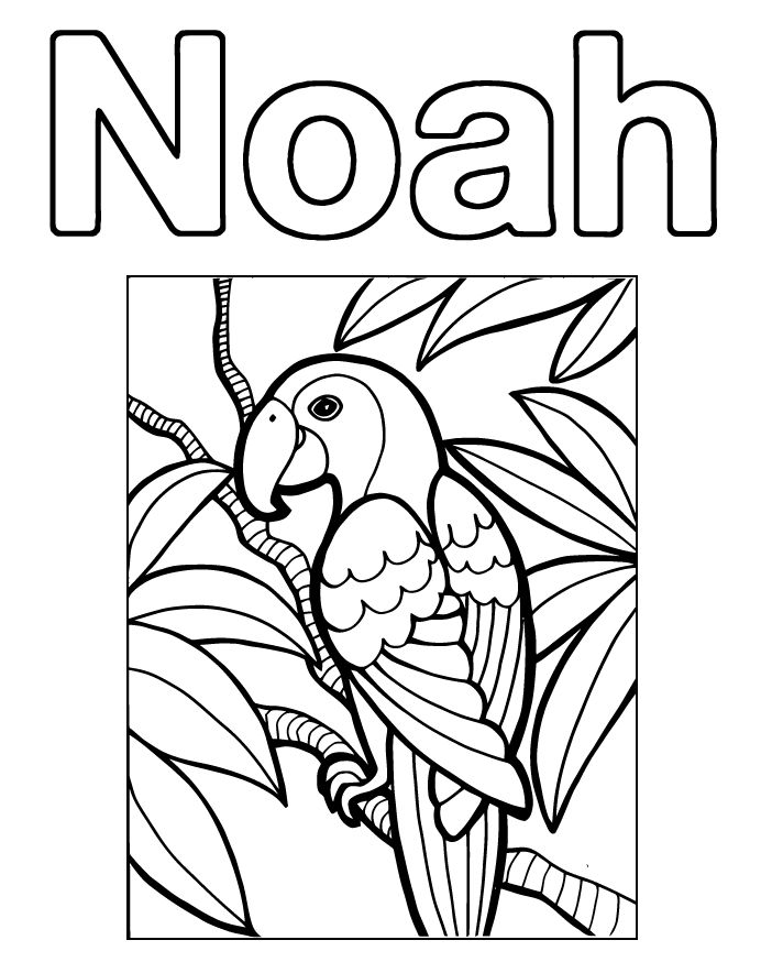 coloriage animaux avec nom