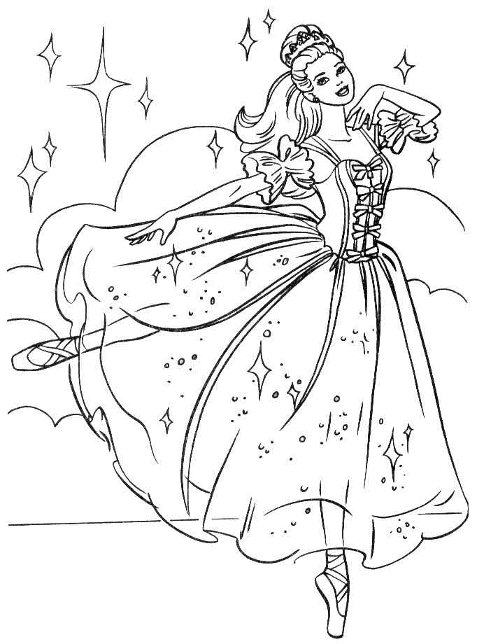 coloriage princesse a imprimer gratuit