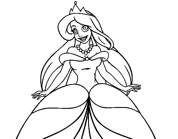 coloriage a dessiner de princesse ariel en ligne