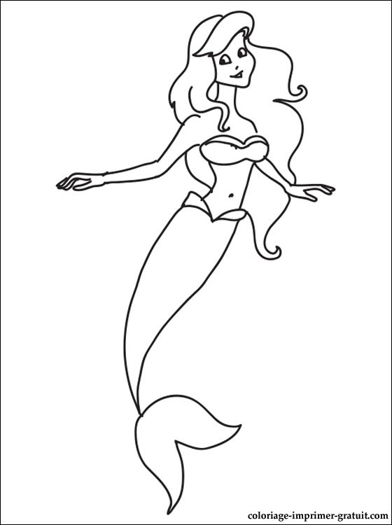 dessin ariel la princesse