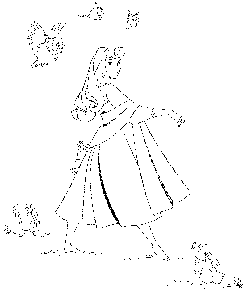 coloriage à imprimer princesse blanche neige