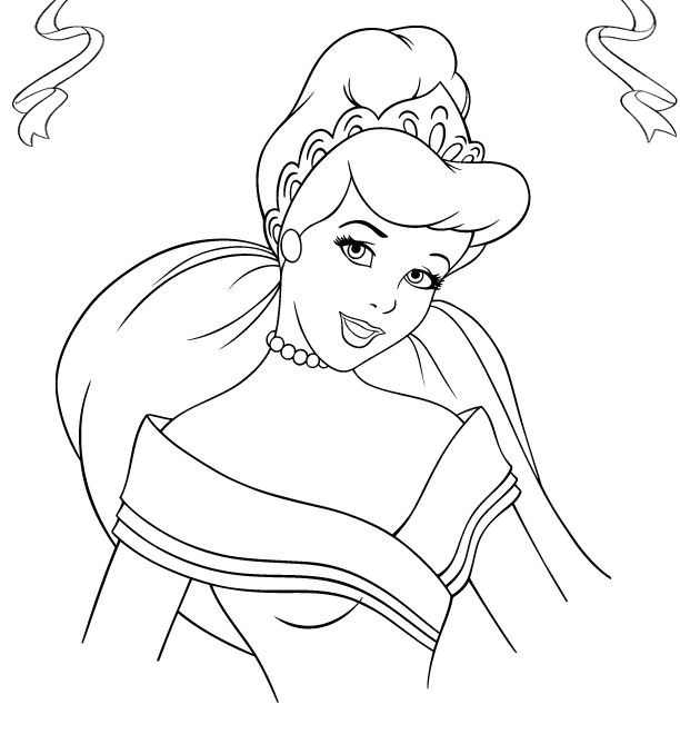 JEU COLORIAGE CENDRILLON Gratuit sur JEU 