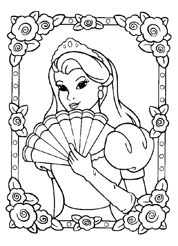 Coloriage De Princesse En Ligne Bontot Coloriage Coloriage