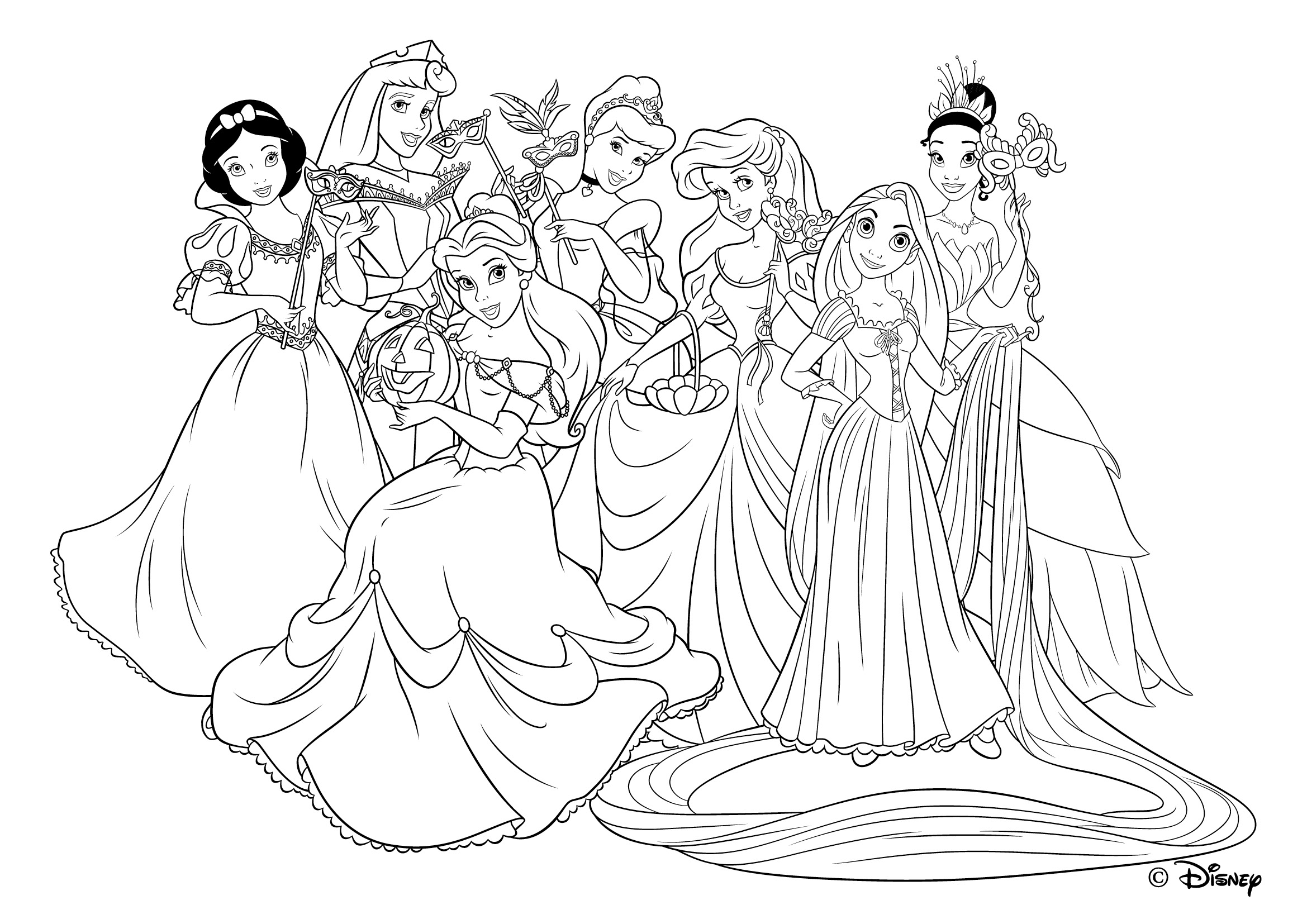 coloriage princesse du nil