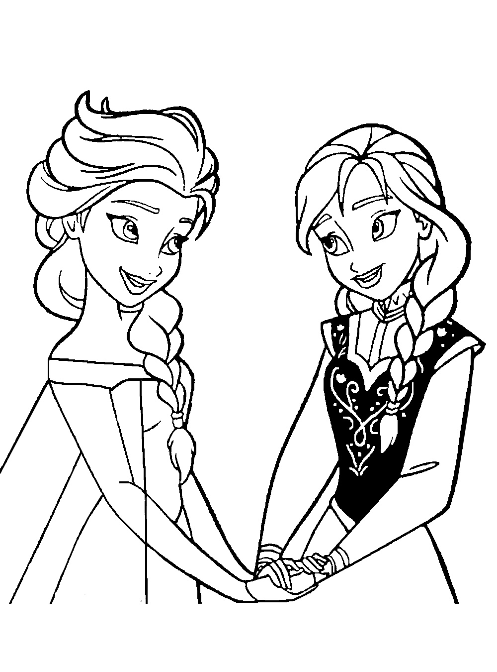 12 dessins de coloriage Princesse Elsa à imprimer