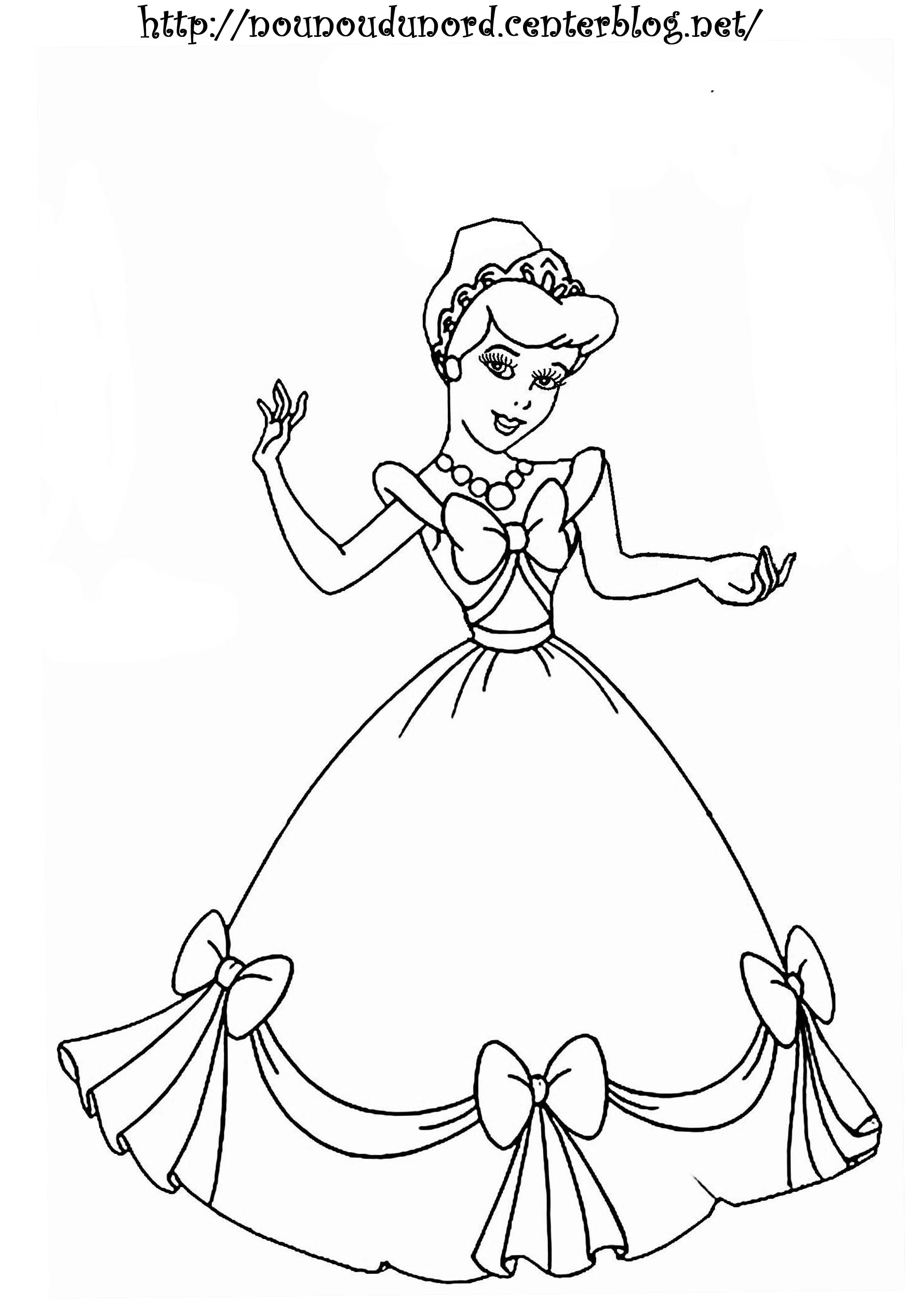 coloriage de princesse en ligne - Coloriage princesse Coloriage princesse en ligne gratuit 