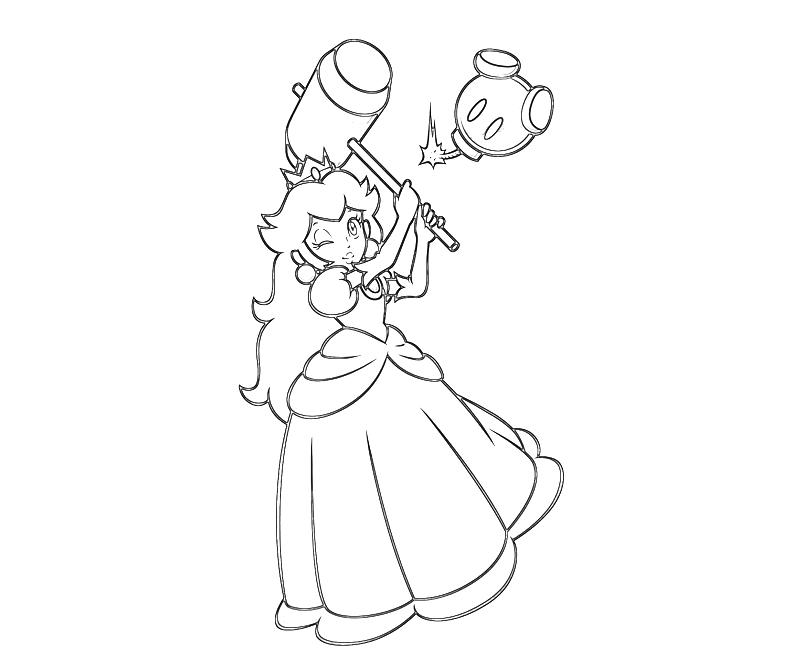 jeux de coloriage princesse peach