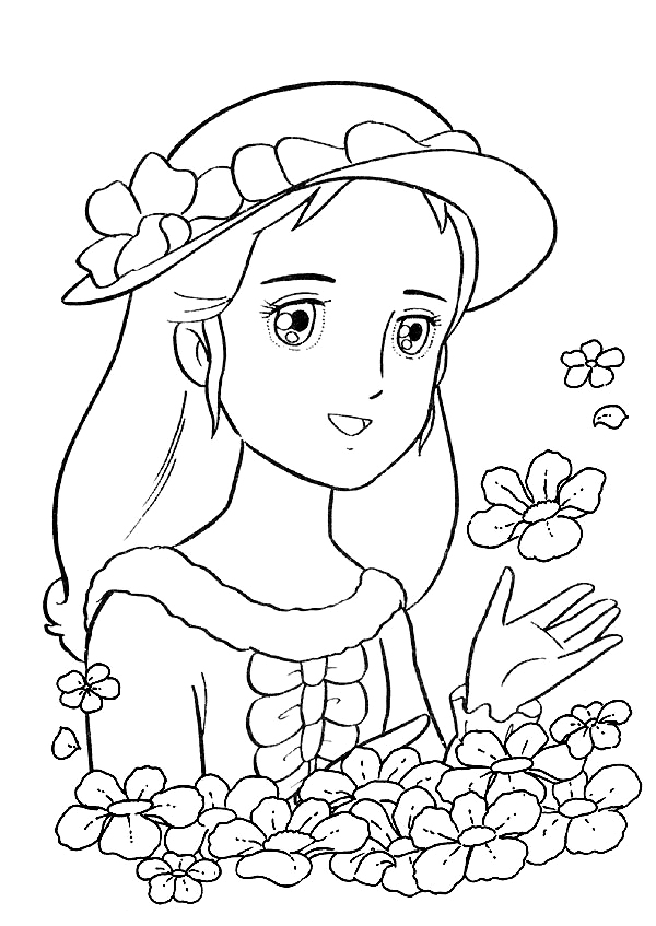 dessin à colorier princesse sarah en ligne