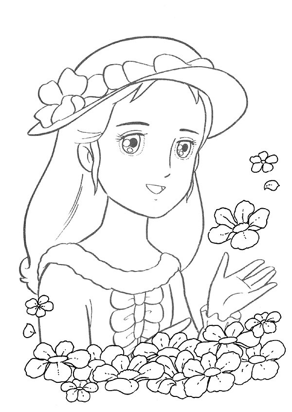 coloriage princesse sarah