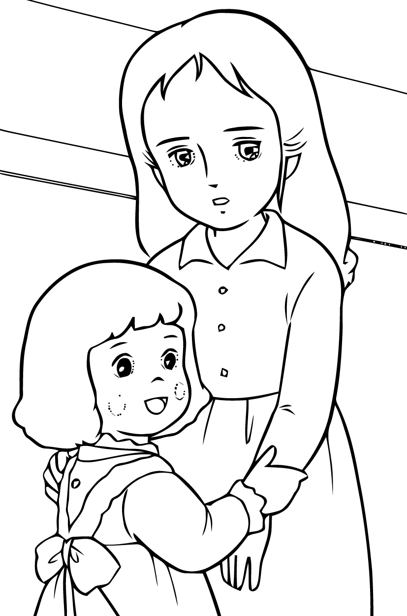 coloriage tv princesse sarah Voir le dessin dessin a imprimer princesse sarah gratuit