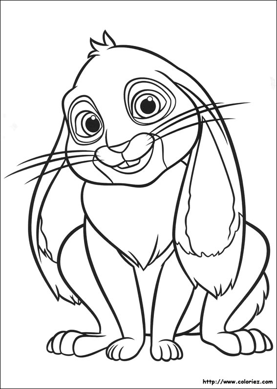 coloriage � dessiner lapin princesse sofia