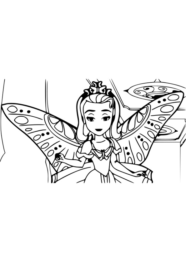 coloriage princesse noel imprimer