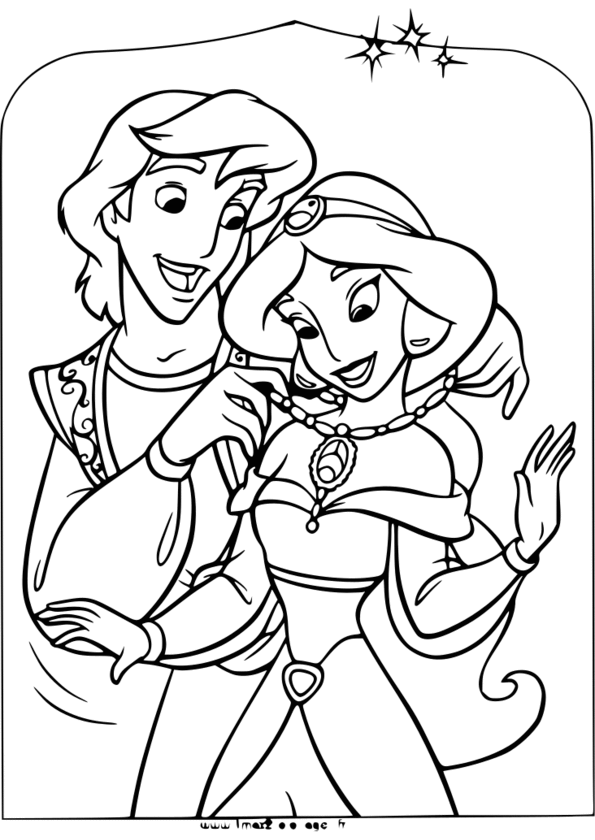 coloriage imprimer princesse aurore