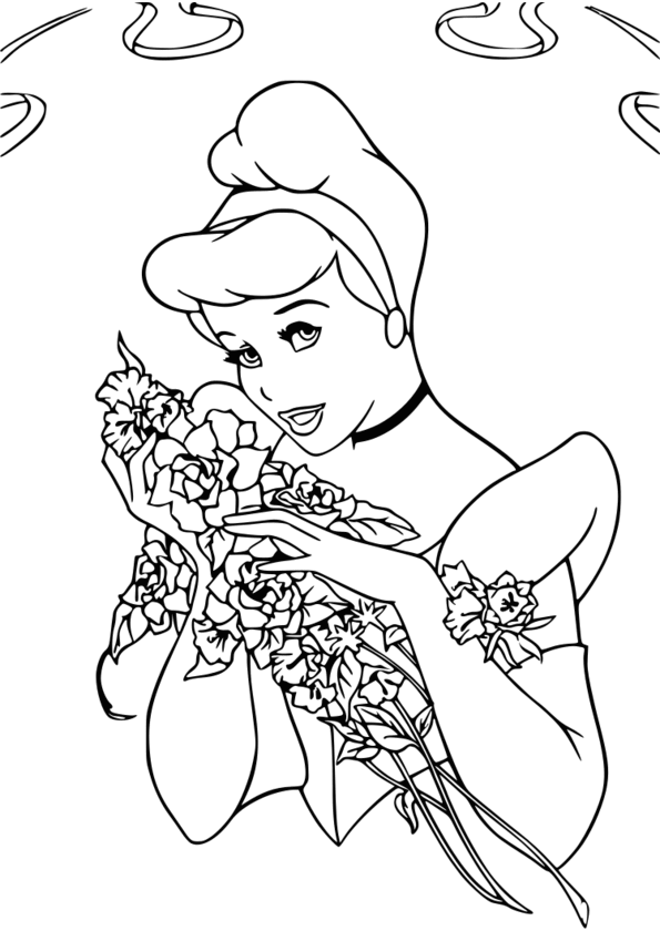 coloriage princesse la petite sirene