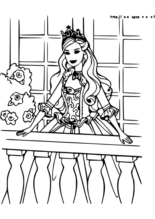 Coloriage Princesse Manga