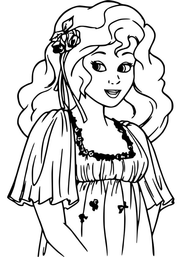 coloriage princesse interactif