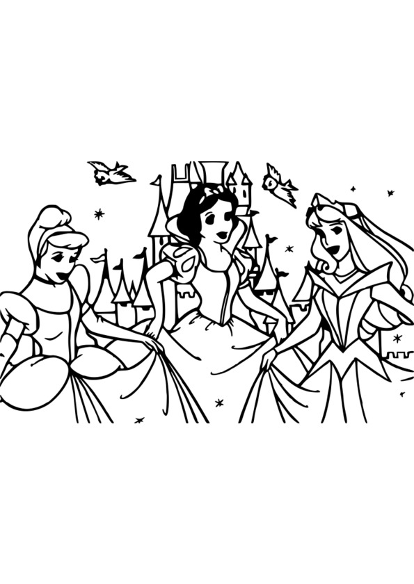 coloriage princesse a faire sur l ordinateur