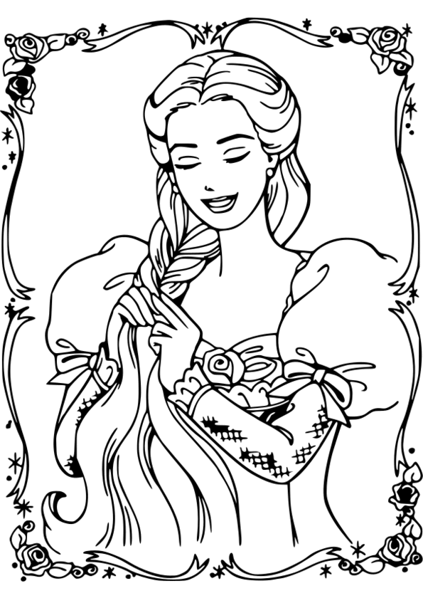 coloriage de princesse aurore