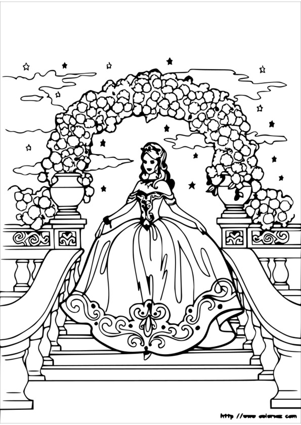 coloriage princesse raiponce