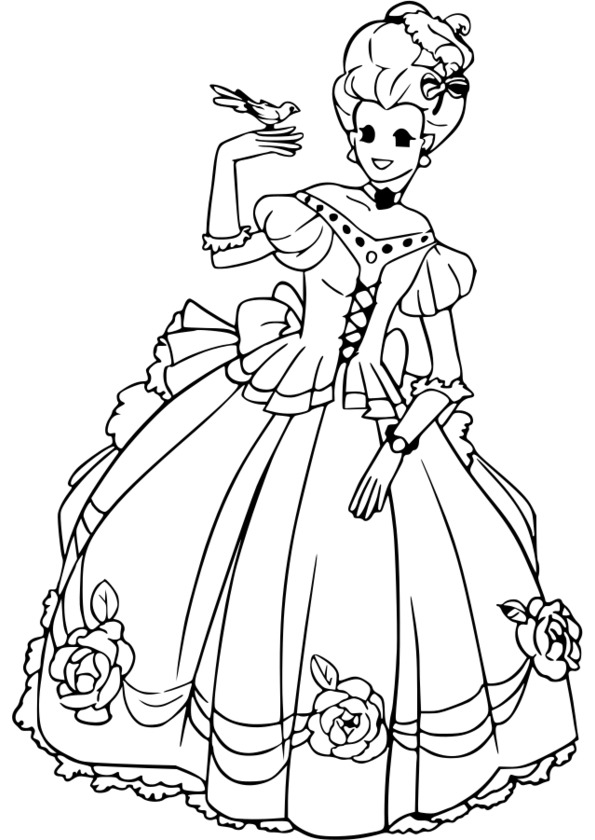 coloriage princesse peach a colorier