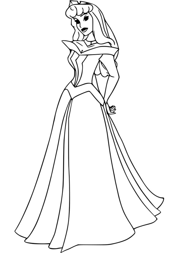 coloriage princesse