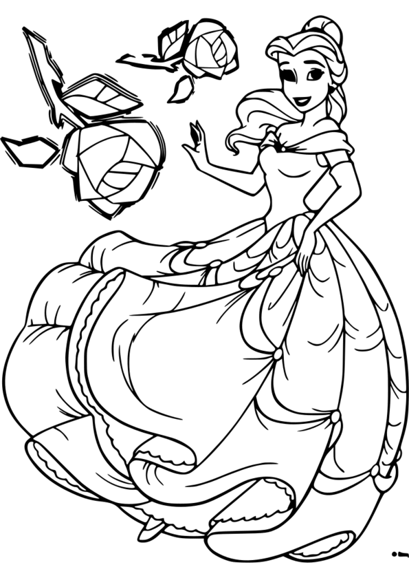 Coloriage De Princesse Aurore