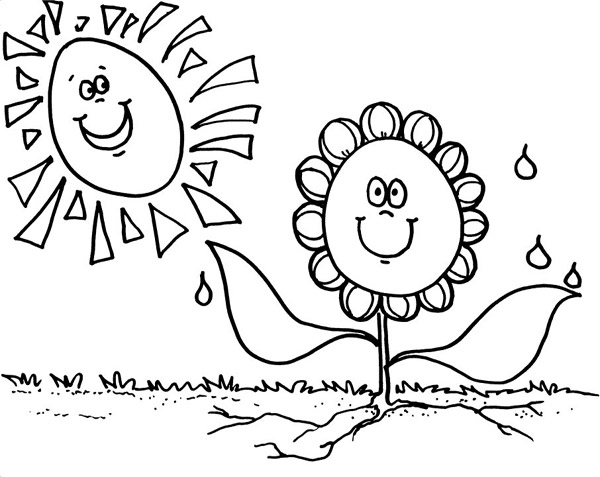 98 dessins de coloriage Printemps Fleurs à imprimer coloriage printemps fleurs