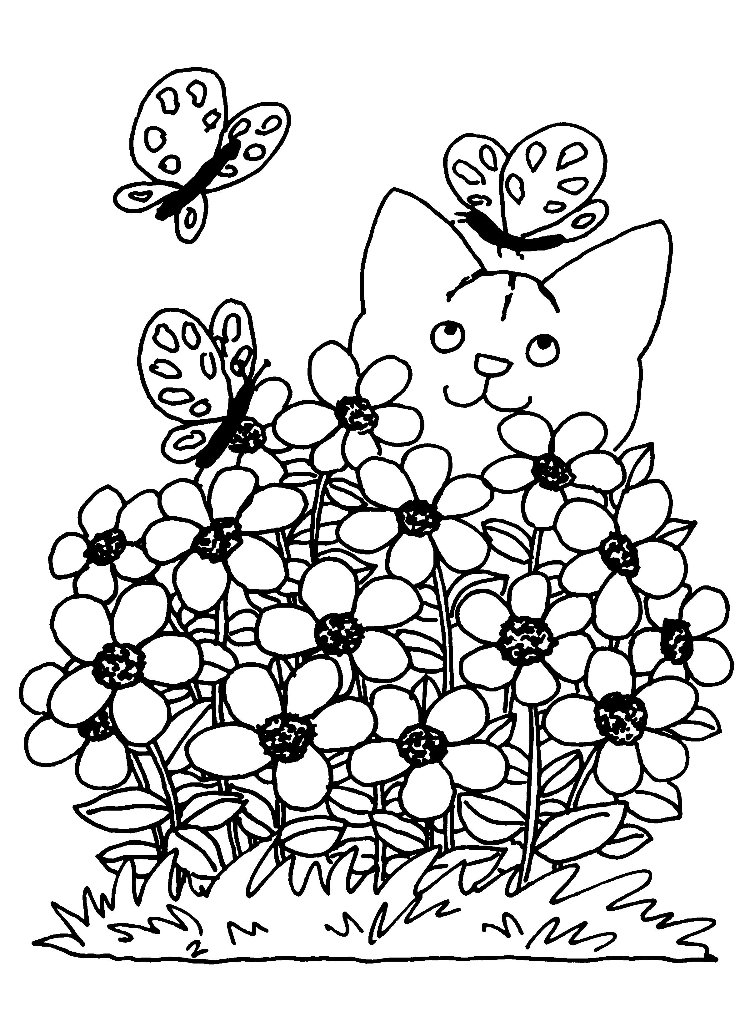 coloriage ƒ dessiner printemps ce1