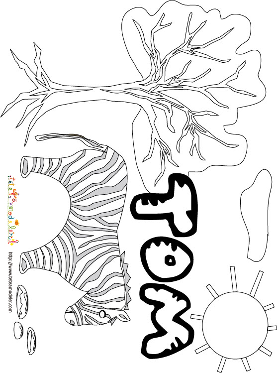 coloriage prénom yann