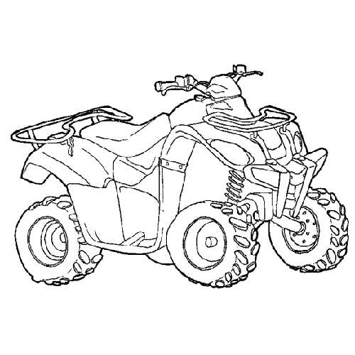 coloriage quad à imprimer gratuit