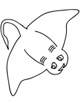 Coloriage Raie à colorier - Dessin à imprimer coloriage à dessiner raie imprimer