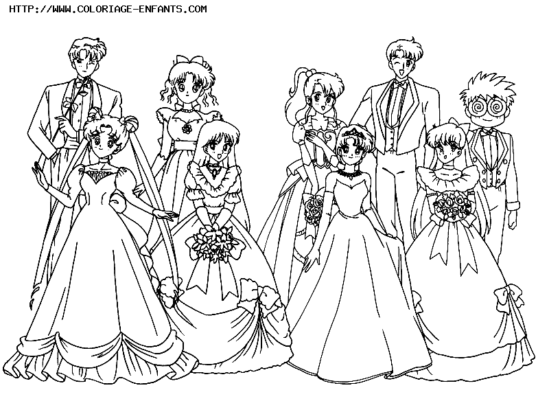 coloriage de mariage de princesse barbie jasmine belle