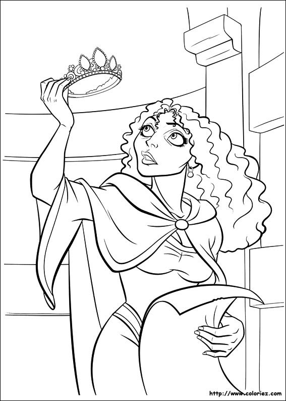 Coloriage Raiponce Et Son Cheval Coloriage Raiponce Et Son Cheval