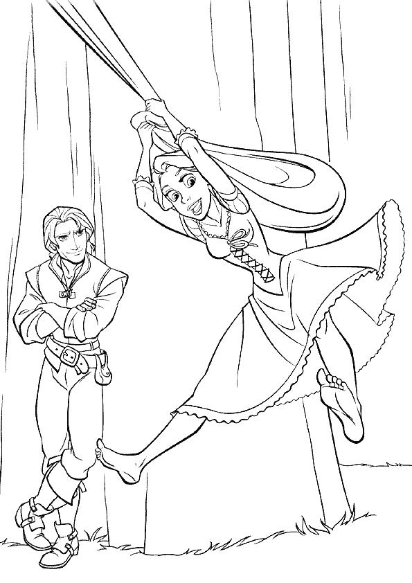 Coloriage A Dessiner Raiponce Bebe