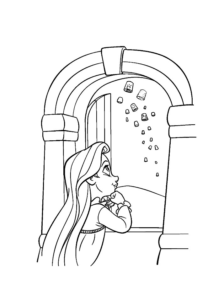 Coloriage Raiponce Bebe Coloriage Raiponce Bebe