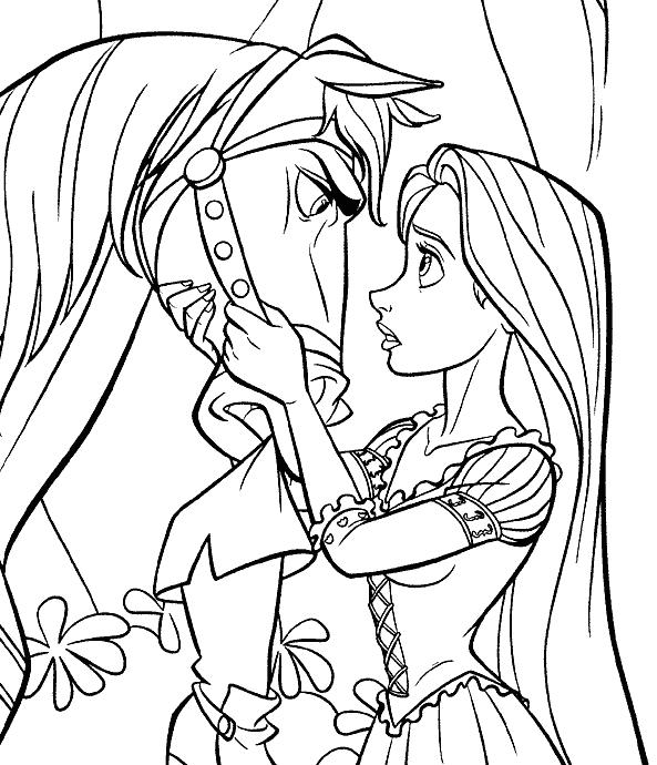 coloriage raiponce