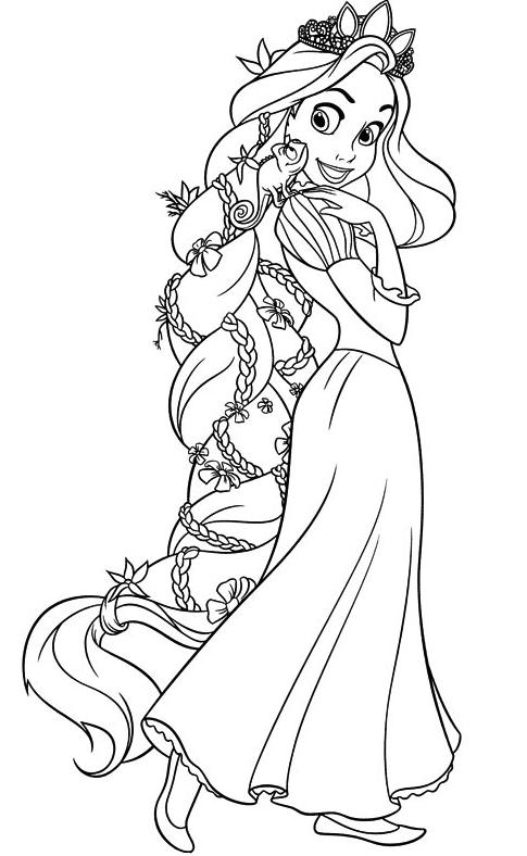 coloriage raiponce