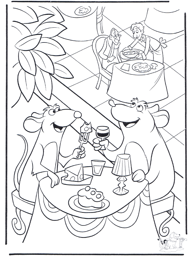 coloriage ratatouille imprimer gratuit