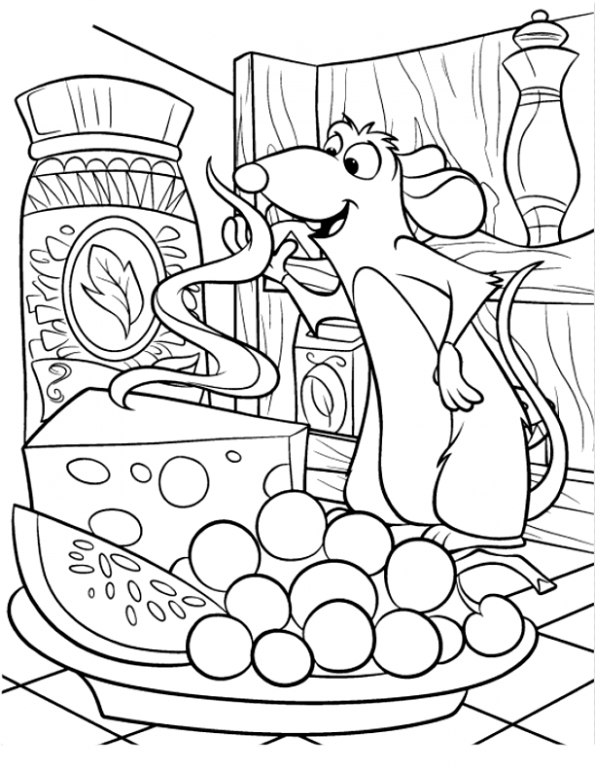 coloriage ratatouille gratuit