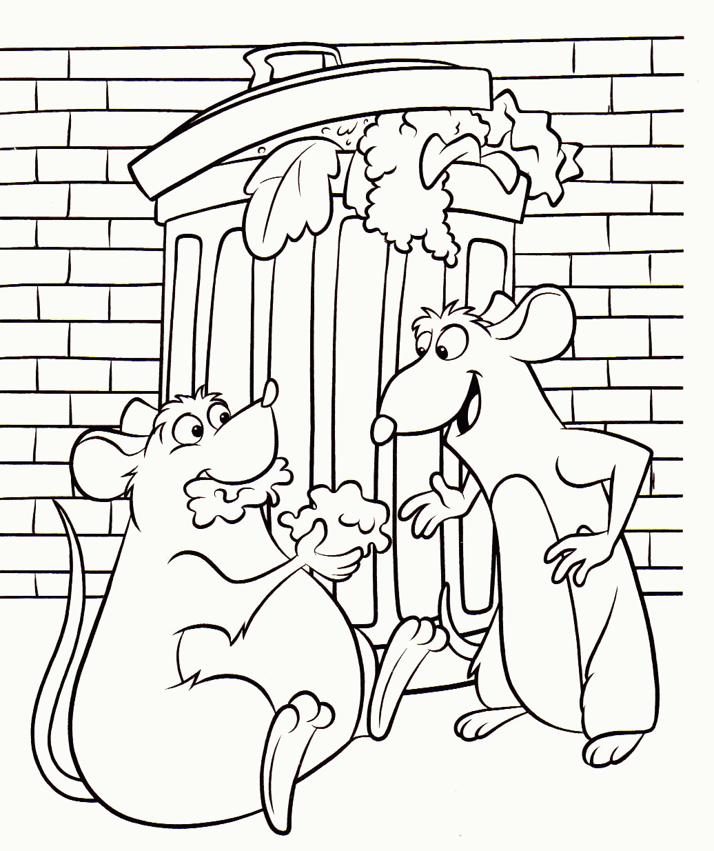 coloriages a imprimer ratatouille gratuit