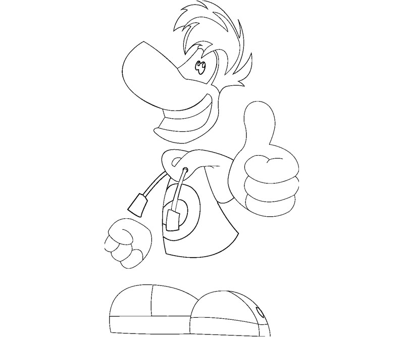 coloriage à dessiner a imprimer rayman origins