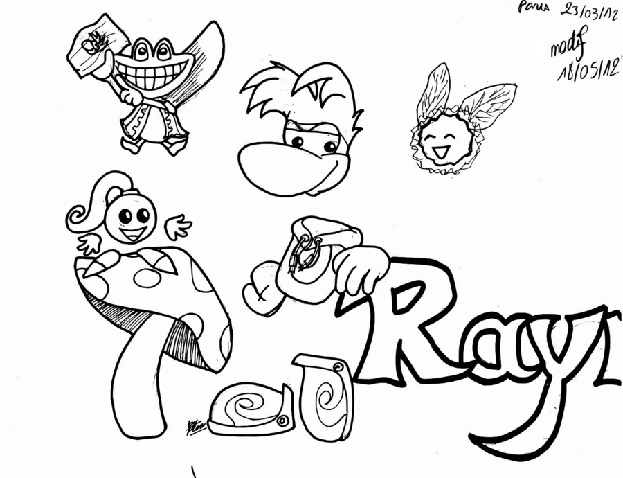 dessin a imprimer rayman origins