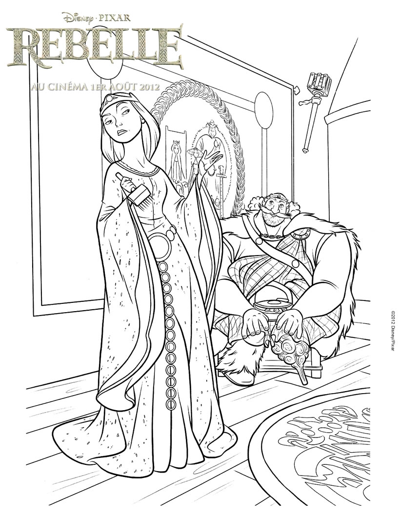 dessin rebelle et son cheval coloriage ƒ dessiner ƒ imprimer rebelle