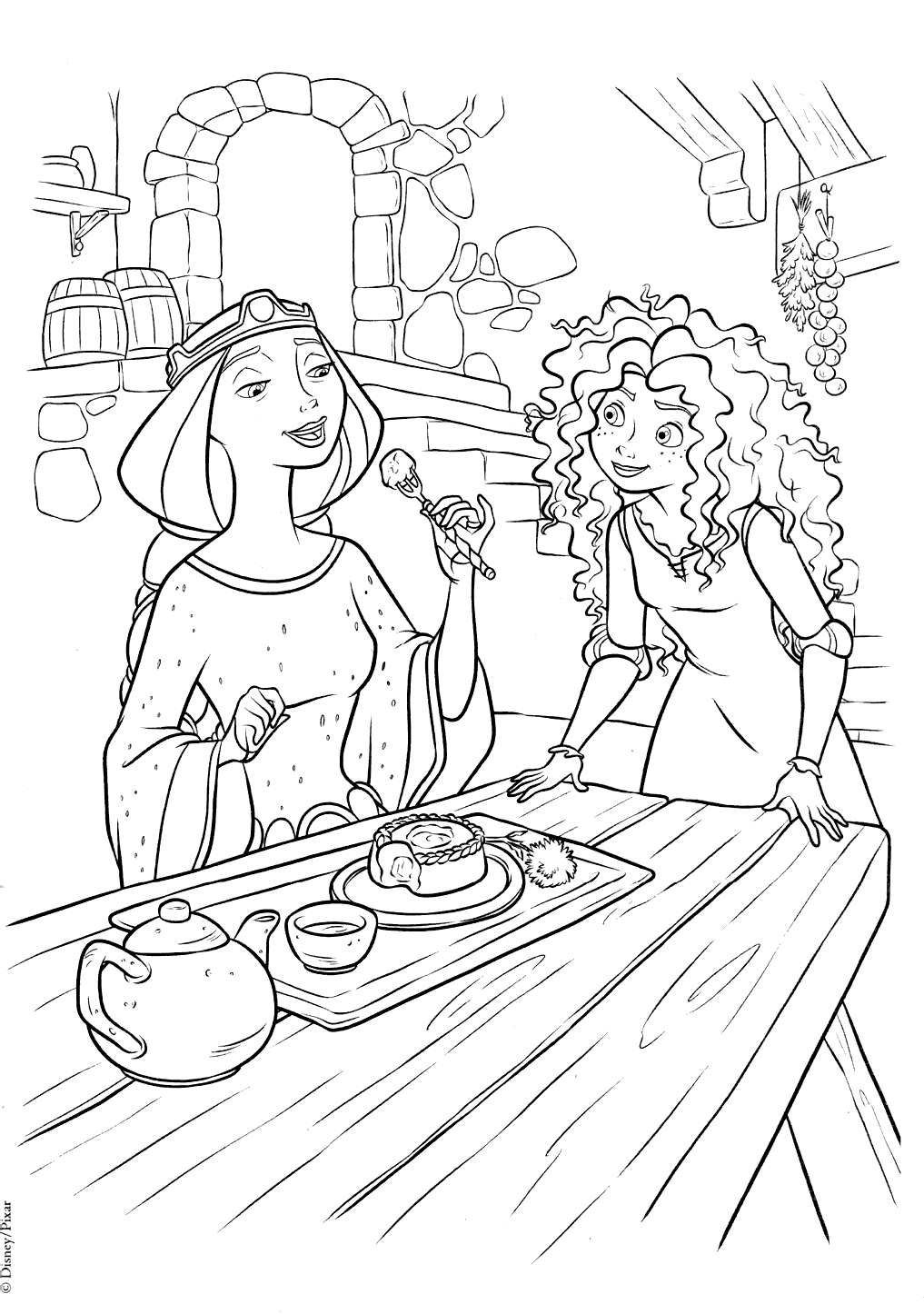 dessin ƒ colorier rebelle et son cheval rebelle en dessin ƒ colorier