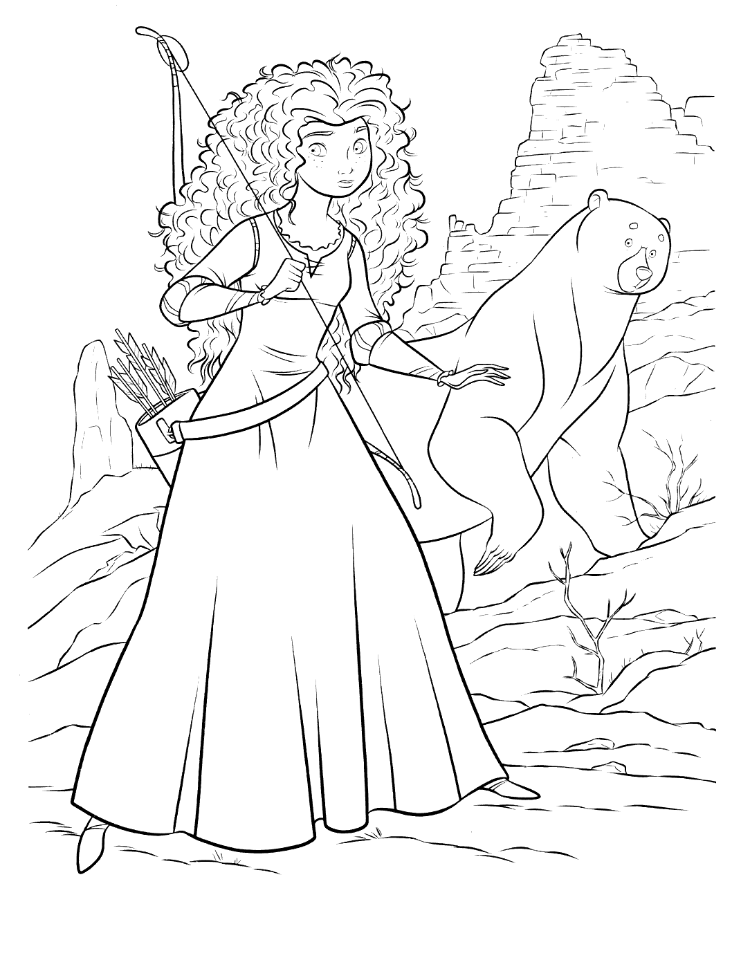 coloriage a imprimer les rebelles de la foret