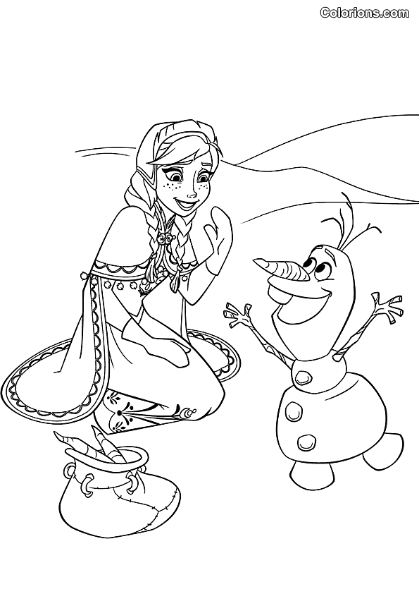 coloriage reine des neiges en ligne gratuit