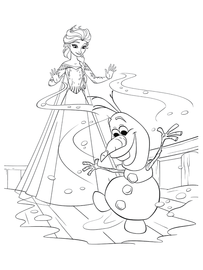 coloriage reine des neiges en ligne