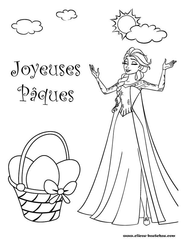 coloriage reine des neiges jeux