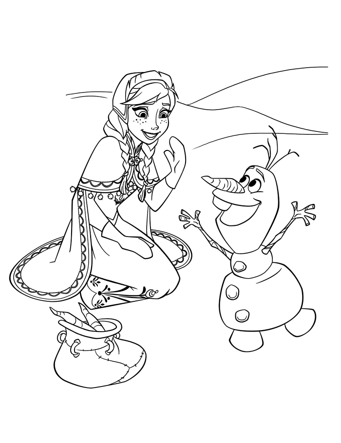 coloriage reine des neiges pdf