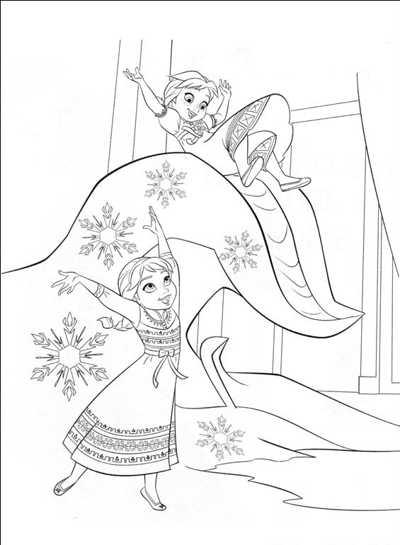 Coloriage à Dessiner Reine Des Neiges Hugo Lescargot